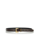 Cassandre thin leather belt