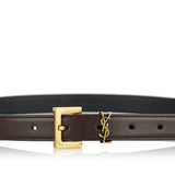 Cassandre thin leather belt