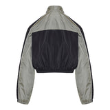 Technical cropped track jacket