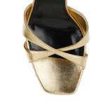 Debbie leather platform sandals