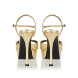 Debbie leather platform sandals