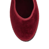 Piedattere Mary Jane velvet flat shoes