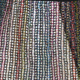 Metallic knit mini skirt