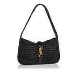 Le 5 à 7 mini raffia shoulder bag