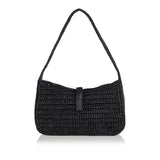 Le 5 à 7 mini raffia shoulder bag