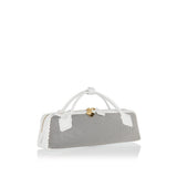 Le Teckel leather clutch bag