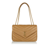 Loulou large bag in matelassé shoulder bag