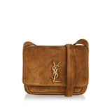 Niki Satchel suede bag