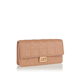 Fendi Baguette FF Embossed chain-linked wallet