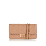 Fendi Baguette FF Embossed chain-linked wallet