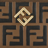 FF Diamonds zip-around leather wallet