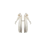 Eileen Pappas Botanica silver earrings