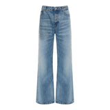 Large-fit denim jeans
