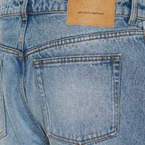Large-fit denim jeans