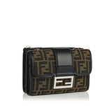 Double Baguette FF jacquard bag