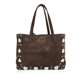 Nellcôte large suede shopping bag