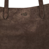 Nellcôte large suede shopping bag