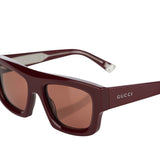 Rectangular frame sunglasses
