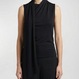 Decorative tab sleeveless top