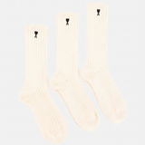 AMI Paris Ami de Coeur ribbed socks set