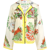 Monoki Nassau printed silk shirt
