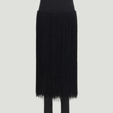 Alaïa fringed leggings