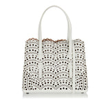 Mina 25 Vienne Wave leather tote