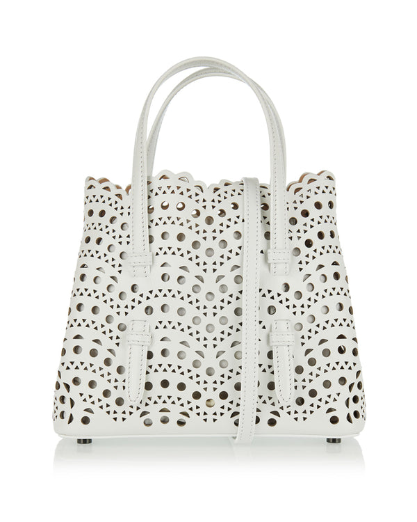 Mina 20 leather top-handle bag