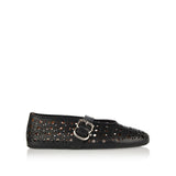 Le Ballerine openwork leather flats