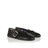 Le Ballerine openwork leather flats