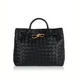 Andiamo medium Intrecciato leather tote