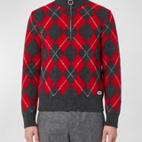 Ami Paris zipped-collar sweater