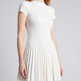 Balmain Glittered compact knit mini dress