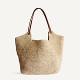 Bembien Amaya raffia tote bag