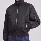 The Frankie Shop Storm cropped bomber jacket