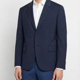 Wool canvas blazer