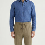 Brioni Linen button-down shirt