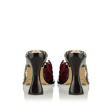 Bottega Veneta Cha Cha anaconda slide sandals