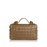 Bang Bang Intrecciato leather vanity bag