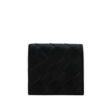 Intrecciato folded coin wallet