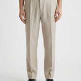 Tigullio wool-linen tailored trousers