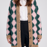 La DoubleJ Embellished knit cardigan