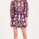 Carioca embroidered mini dress
