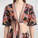 Dolce & Gabbana Carretto-print batiste top
