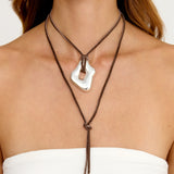 Eliou Eloise wrap necklace