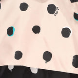 Fendi Falena Dots taffeta bustier mini dress