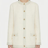 Gucci Metallic wool-blend tweed cardigan