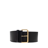 Voyou large leather belt