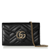 Gucci GG Marmont wallet on chain