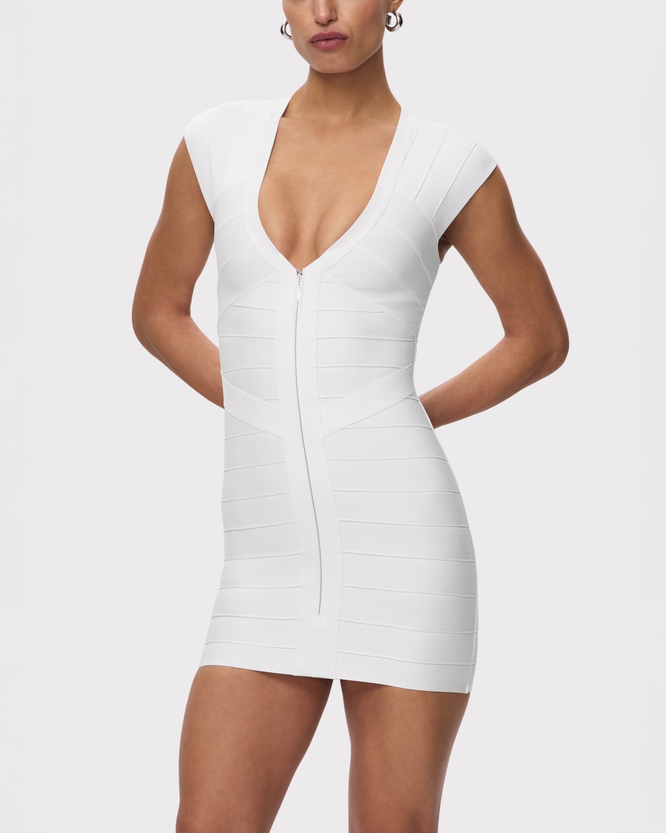 Hervé Léger The Champagne mini dress – Luisa World Hervé Léger The Champagne mini dress – Luisa World